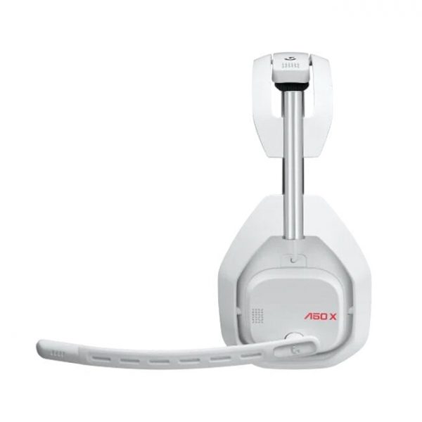 ⁦Logitech Astro A50 X Lightspeed Wireless Gaming Headset + Base Station - White⁩ - الصورة ⁦4⁩